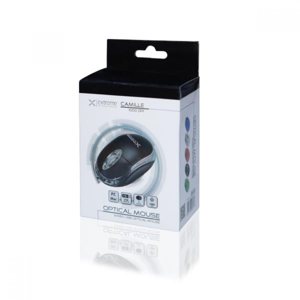 Ενσύρματο Ποντίκι 3D USB μαύρο XM102K